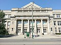 Hyde Park High School, located at 62nd Street and Stony Island Avenue (photographed 2014)