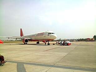 Appareil d'Air India sur le tarmac