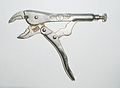 The toggle lock of many lever-action rifles is similar to the mechanism of locking pliers. The pliers lock when the toggle mechanism is pushed over-centre.