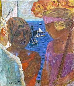 Pierre Bonnard, Conversation à Arcachon (1926-1930).