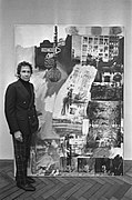 Robert Rauschenberg exposeert in Stedelijk Museum, Bestanddeelnr 921-0999.jpg