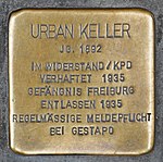 Stolperstein für Urban Keller (Kaiser-Joseph-Straße 167)