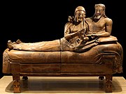 Sarcophagus of the Spouses, 530–510 BC. National Etruscan Museum, Rome, Italy.