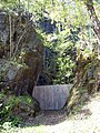 Fra Torbjørnsbu gruver, nedlagt jerngruve ved Langsævannet i Arendal, tilsvarende gruver i området leverte jernmalm til Moss Jernverk Foto: KEN