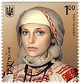 Традиционный женский головной убор Ровненской области, Украина