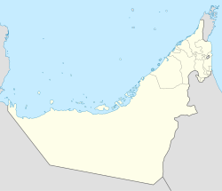 Dubai trên bản đồ Các Tiểu vương quốc Ả Rập Thống nhất