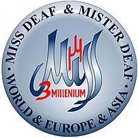 Miss & Mister Deaf World logo