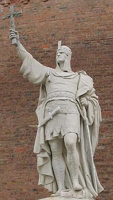 'n Monument ter ere van Albrecht I is in die Sitadel van Spandau in Berlyn opgerig