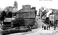 Baud : la rue des Fontaines vers 1920 (carte postale).