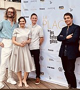 Cédric Le Gallo, Virginie Ledoyen, Cyrille Thouvenin et Ariel Wizman, au Festival de Cannes 2023.jpg