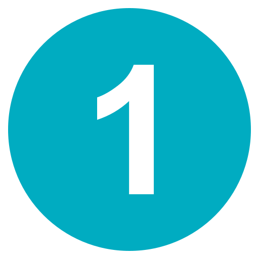 File:Eo circle cyan white number-1.svg