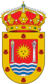 Escudo de Pechina. Sobre la columna derecha, un barco moro.