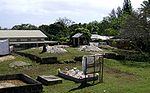 Grafheuvel in Tonga (nog in gebruik als begraafplaats)