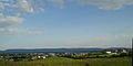 A view of the town from a beside Leigue graveyard - one of the highest points in area.