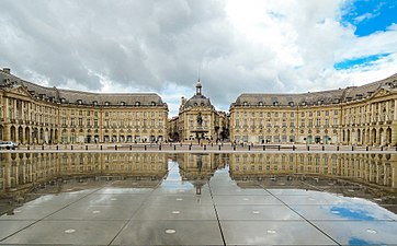 Place de la Bourse in Bordeaux by Ange-Jacques Gabriel (1730–1775)