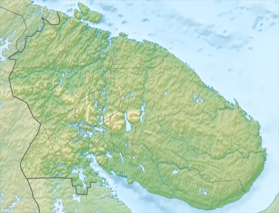 Murmanskin alueen kartta