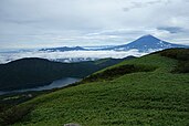 箱根駒ケ岳から芦ノ湖と富士山