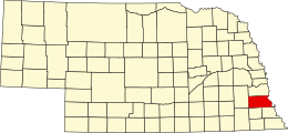 Contea di Otoe – Mappa