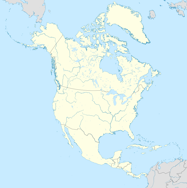 2009 NLL season is located in North America