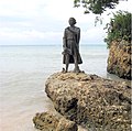 Statue of Christopher Columbus near Guardalavaca