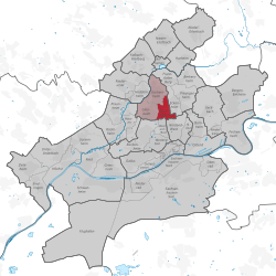 Mappa dei quartieri di