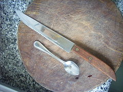 Kitchen Knife 02 Stainless steel Tablespoon.JPG