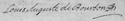 Louis-Auguste's signature