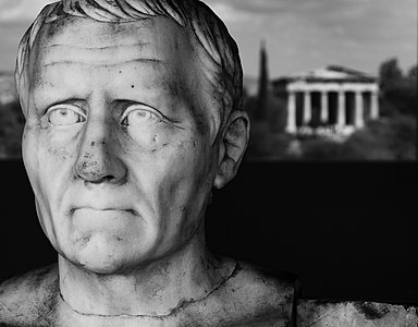 Looking the temple of Hephaistus from Stoa of Attalus, by Madanpunto