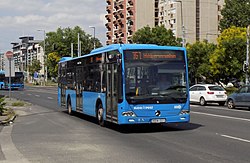 Mercedes Conecto a Fehér úton