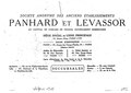 1916 - Panhard & Levassor catalog.