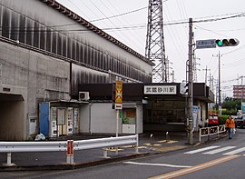 武蔵砂川駅※駅前広場整備前