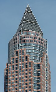 Top of the Messeturm in Frankfurt