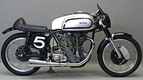 Norton Manx M30 (500 cc) uit 1952