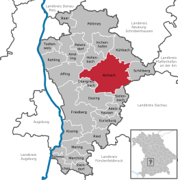 Aichach - Localizazion