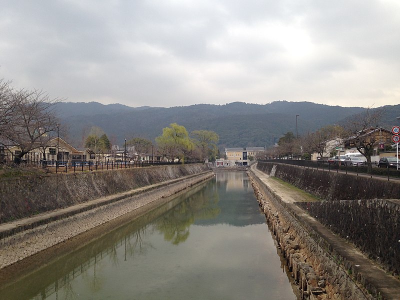 File:Biwako Canal from Hiromichibashi Bridge (East).JPG