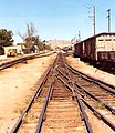 Triple gauge – 1067 mm (3 ft 6 in), 1435 mm (4 ft 8+1⁄2 in) and 1600 mm (5 ft 3 in) tracks at Gladstone (SA) in 1986