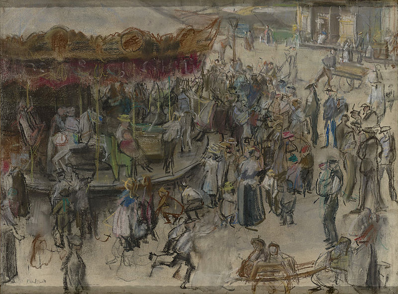 File:Isaac Israëls - De kermis te Amsterdam.jpg