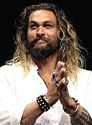 Jason Momoa dans le rôle d'Aquaman