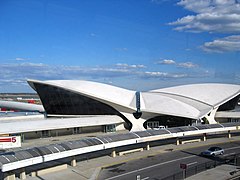 Terminal 5 de l'Aéroport international John-F.-Kennedy, Queens, New York.