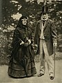 Wilhelm I with his sister, Princess Alexandrine, c. 1882