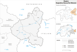 Regione Engiadina Bassa/Val Müstair – Localizzazione