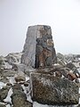 Monument auf dem Gipfel des Berges