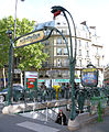 Édicule Guimard de la station Wagram