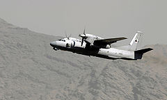 Un Antonov An-32 de la Force aérienne afghane en 2007.