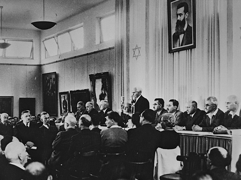 File:Flickr - Government Press Office (GPO) - David Ben Gurion reading the Declaration of Independence.jpg