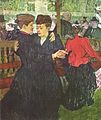 Deux femmes dansant au Moulin-Rouge de Henri de Toulouse-Lautrec (1892).