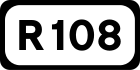 R108 road shield}}