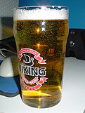 A glass of Viking lager
