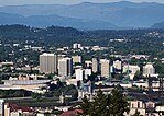 Lloyd District skyline viewed from the Pittock Mansion