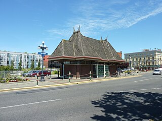 Victoria railway station, British Columbia, 2011